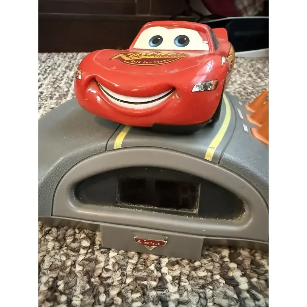 Disney Pixar Cars Lightning McQueen Alarm Clock Radio No Cord Works